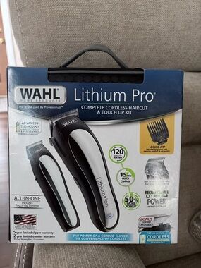 Wahl Lithium Pro Complete Cordless Haircut Kit - Black & White